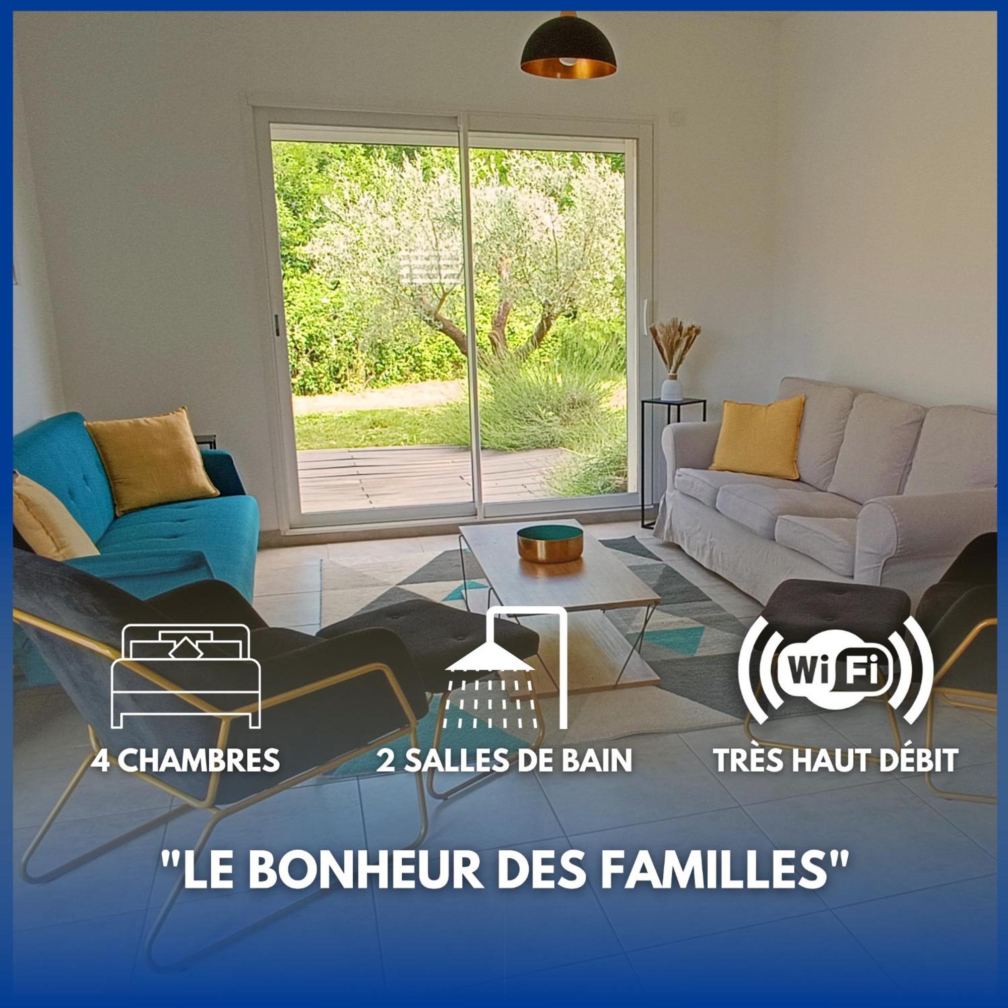 La Villa Lyne - Villa Moderne 4 Chambres 8 Personnes Clim Lèzan Exterior foto